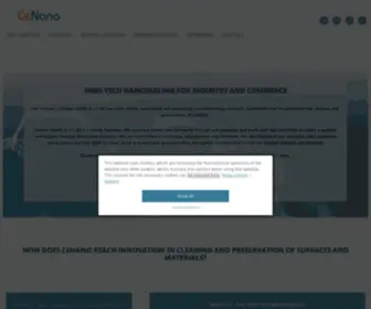Cenano.net(Nano coating instead of cleaning) Screenshot