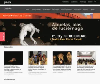 Cenart.gob.mx(Centro Nacional de las Artes) Screenshot