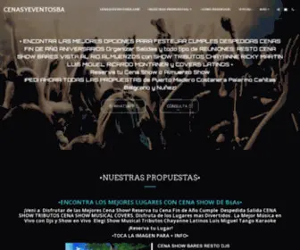 Cenasyeventosba.com(RESTO y BARES con CENA SHOW y ALMUERZOS con SHOW para tu Festejo) Screenshot