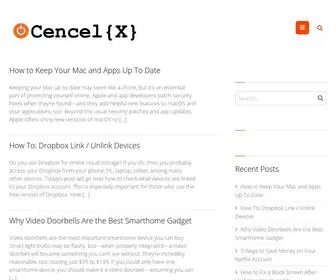 Cencelx.com(CencelX Tech Tips) Screenshot