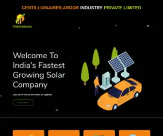 Cendorindustry.com(Solar Power Solutions Provider) Screenshot