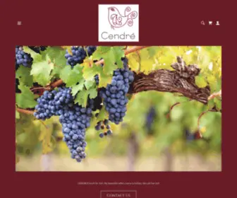 Cendrewines.com(Cendre Wines) Screenshot