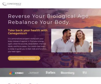 Cenegenics-Lasvegas.com(Leaders in Age Management Medicine) Screenshot