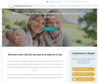 Cenegenicsbogota.com(Clínica Antienvejecimiento Bogotá Colombia) Screenshot