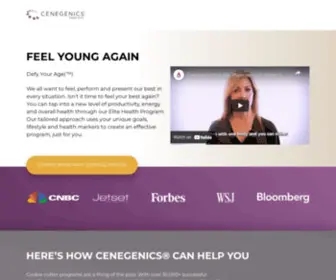 Cenegenicsparkcity.com(Leaders in Age Management Medicine) Screenshot