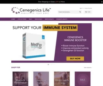Cenegenicsstore.com(Cenegenics) Screenshot