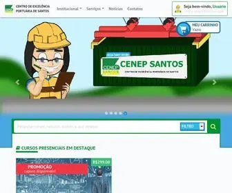 Cenepsantos.com.br(CENEP Santos) Screenshot