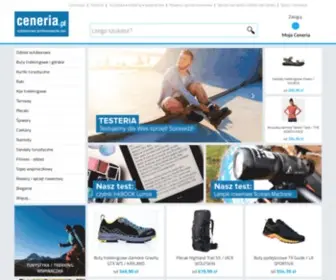 Ceneria.pl(Outdoorowa porównywarka cen) Screenshot