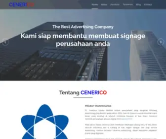 Cenerico.com(Jasa pembuatan Reklame) Screenshot