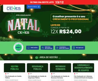 Cenes.com.br(Cursos de pós) Screenshot