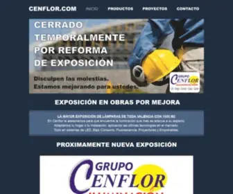 Cenflor.com(Cenflor Iluminacion Lamparas Valencia) Screenshot