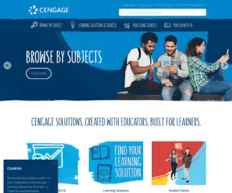 Cengage.co.uk(Cengage EMEA) Screenshot