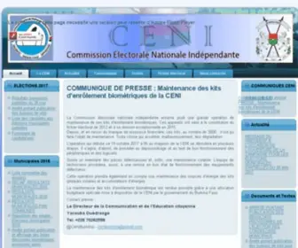 Ceni.bf(Accueil) Screenshot