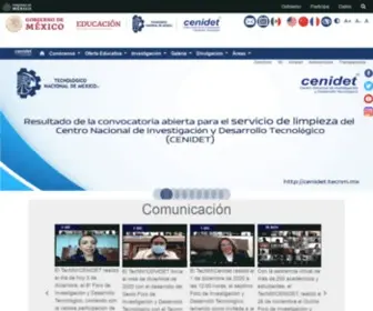 Cenidet.edu.mx(TecNM) Screenshot