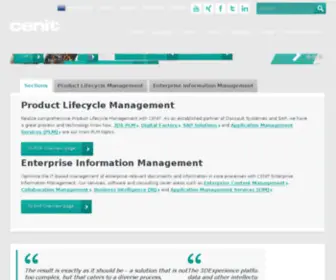 Cenit-Group.com(CENIT AG) Screenshot
