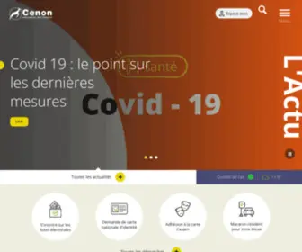 Cenon.fr(Mairie de Cenon) Screenshot