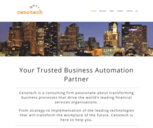 Cenotechsolutions.com(Cenotech Solutions) Screenshot