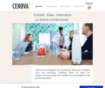 Cenova.fr(Conseil Data Innovation) Screenshot