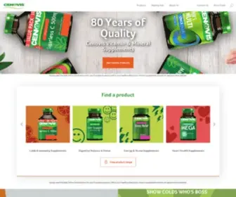 Cenovis.com.au(Vitamin Tablets & Supplements for the Family) Screenshot