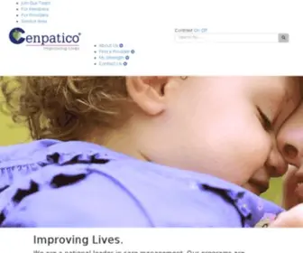Cenpatico.com(Improving Lives) Screenshot