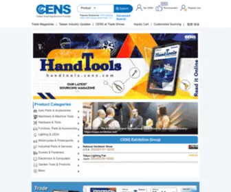 Cens.com(Taiwan sourcing service provider B2B Platform) Screenshot