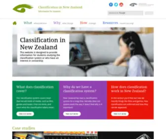Censor.org.nz(Office of Film & Literature Classification) Screenshot