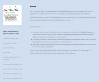Censtupsi.org(Cen.Stu.Psi) Screenshot