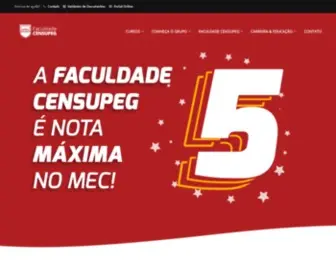 Censupeg.com.br(Faculdade Censupeg) Screenshot