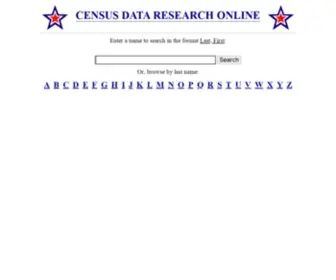 Census-Online.us(Census Data Research Online) Screenshot