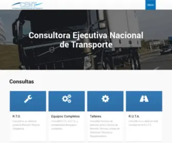 Cent.gov.ar(Consultora Ejecutiva Nacional de Transporte) Screenshot