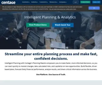 Centage.com(Cloud Planning) Screenshot