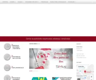 Centar-Sirius.hr(Centar Sirius) Screenshot