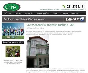 Centar-Vita.org.rs(Centar za podršku osetljivim grupama) Screenshot