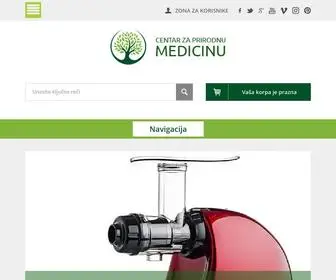Centarzaprirodnumedicinu.com(Centar za prirodnu medicinu) Screenshot