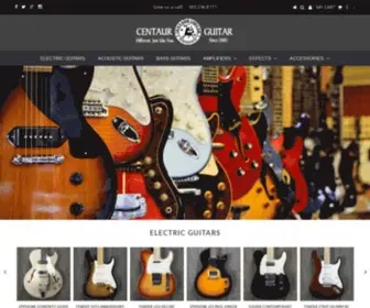 Centaurguitar.com(Centaur Guitar) Screenshot