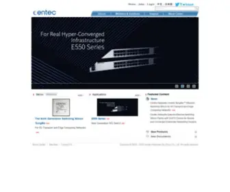 Centecnetworks.com(Centec) Screenshot