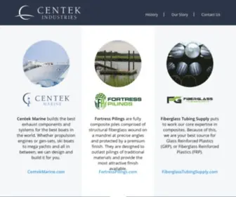 Centekindustries.com(Centek Industries continues its history of innovation and) Screenshot