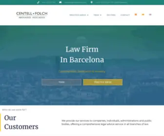 Centell-Folch.com(Centell-Folch Abogados Asociados bufete de abogados) Screenshot