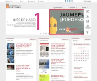 Centelles.cat(Ajuntament de Centelles Tel) Screenshot