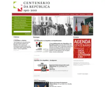 Centenariorepublica.pt(Centenariorepublica) Screenshot