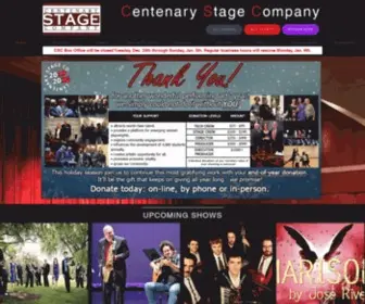 Centenarystageco.org(Centenary Stage Company) Screenshot
