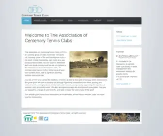 Centenarytennisclubs.org(The Association of Centenary Tennis Clubs (CTC)) Screenshot