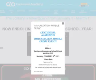 Centennialacademycharter.org(Centennial Academy) Screenshot
