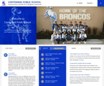 Centennialbroncos.org(Centennial Public School) Screenshot