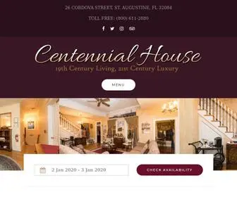 Centennialhouse.com(Centennial House) Screenshot