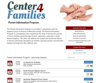 Center4Families.com(Parent Information Program) Screenshot