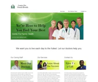 Center4Family.com(Family practice doctors) Screenshot