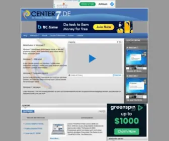 Center7.de(Center7, die Plattform f) Screenshot