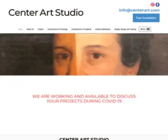 Centerart.com(About Center Art Studio) Screenshot