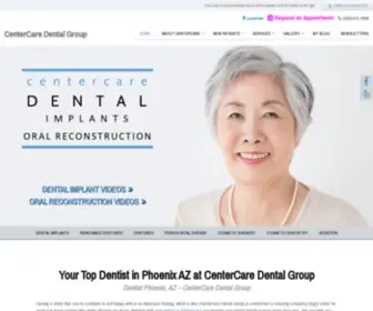 Centercare.net(CenterCare Dental Group) Screenshot